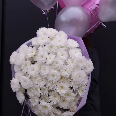 Букет з хризантем 