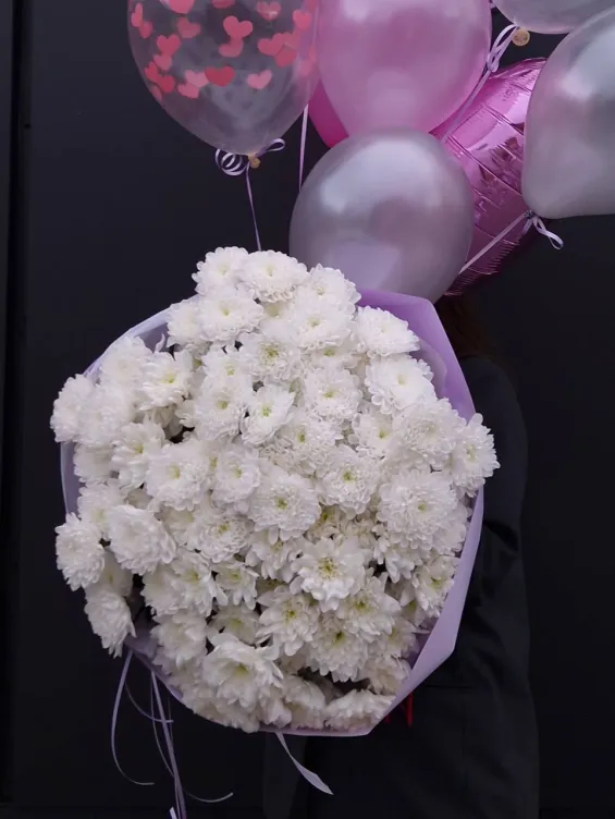 Букет з хризантем 